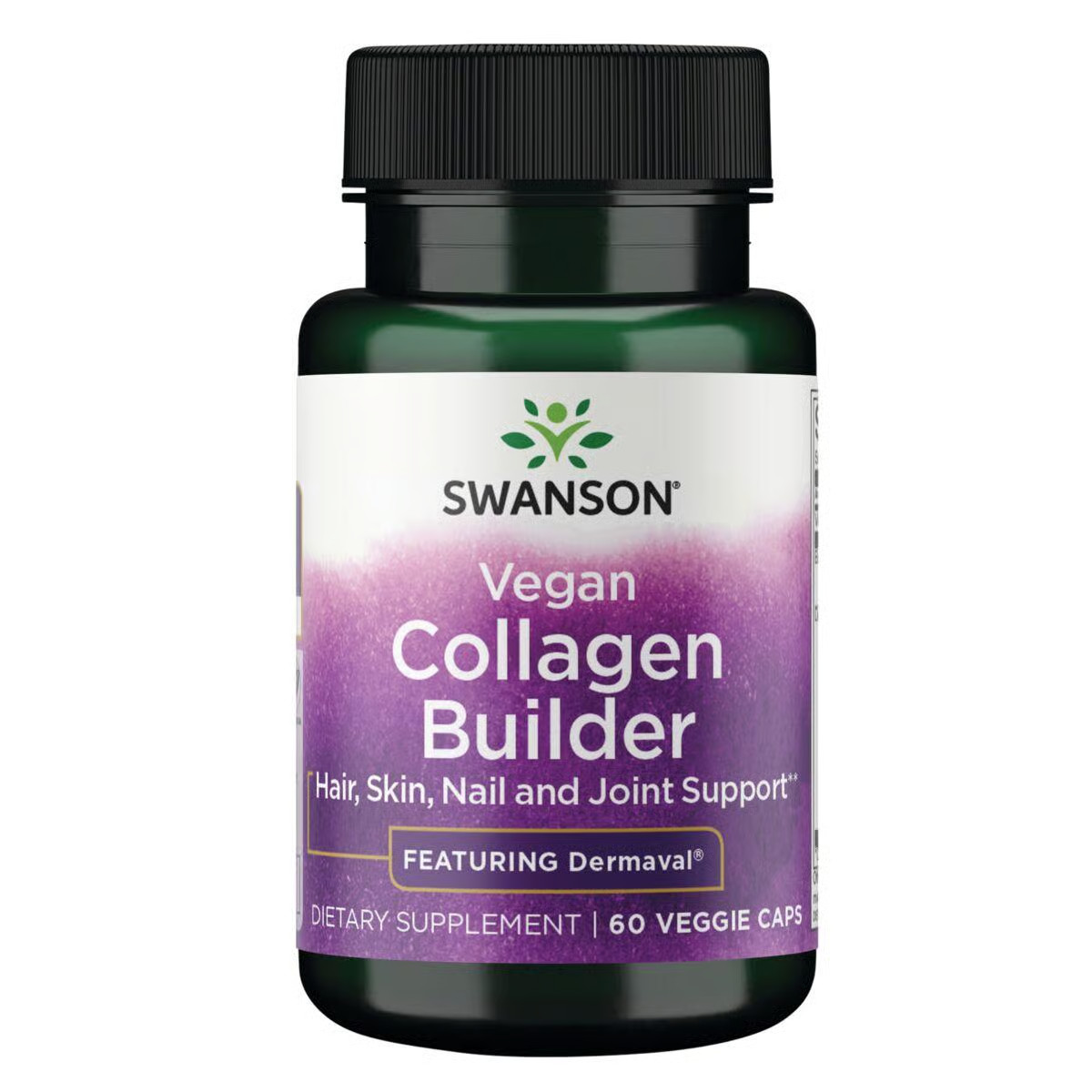 Swanson Vegan Collagen Builder – Featuring Dermaval 60 Veg Caps