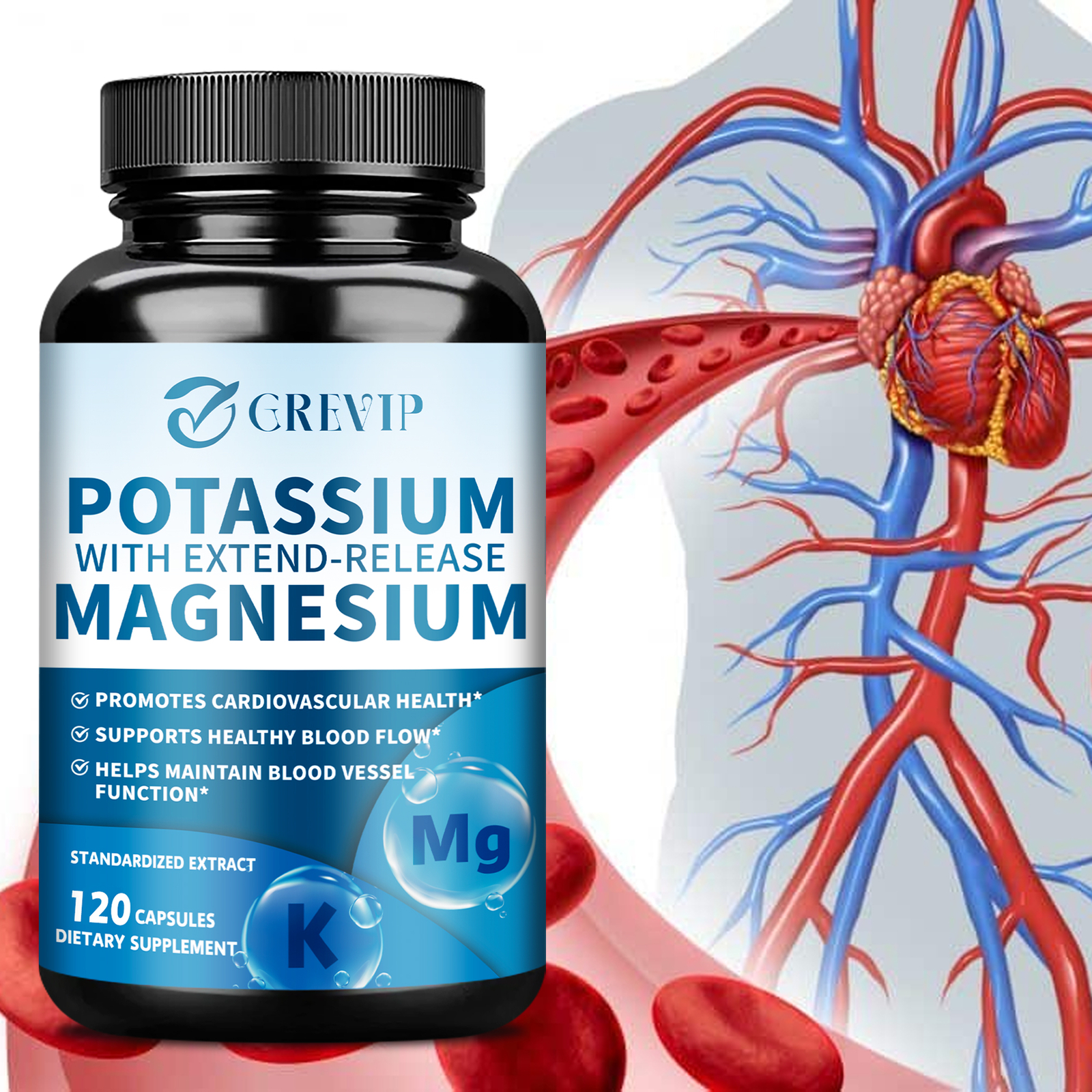 Potassium + Magnesium – High Absorption Minerals for Brain, Muscle and Bone