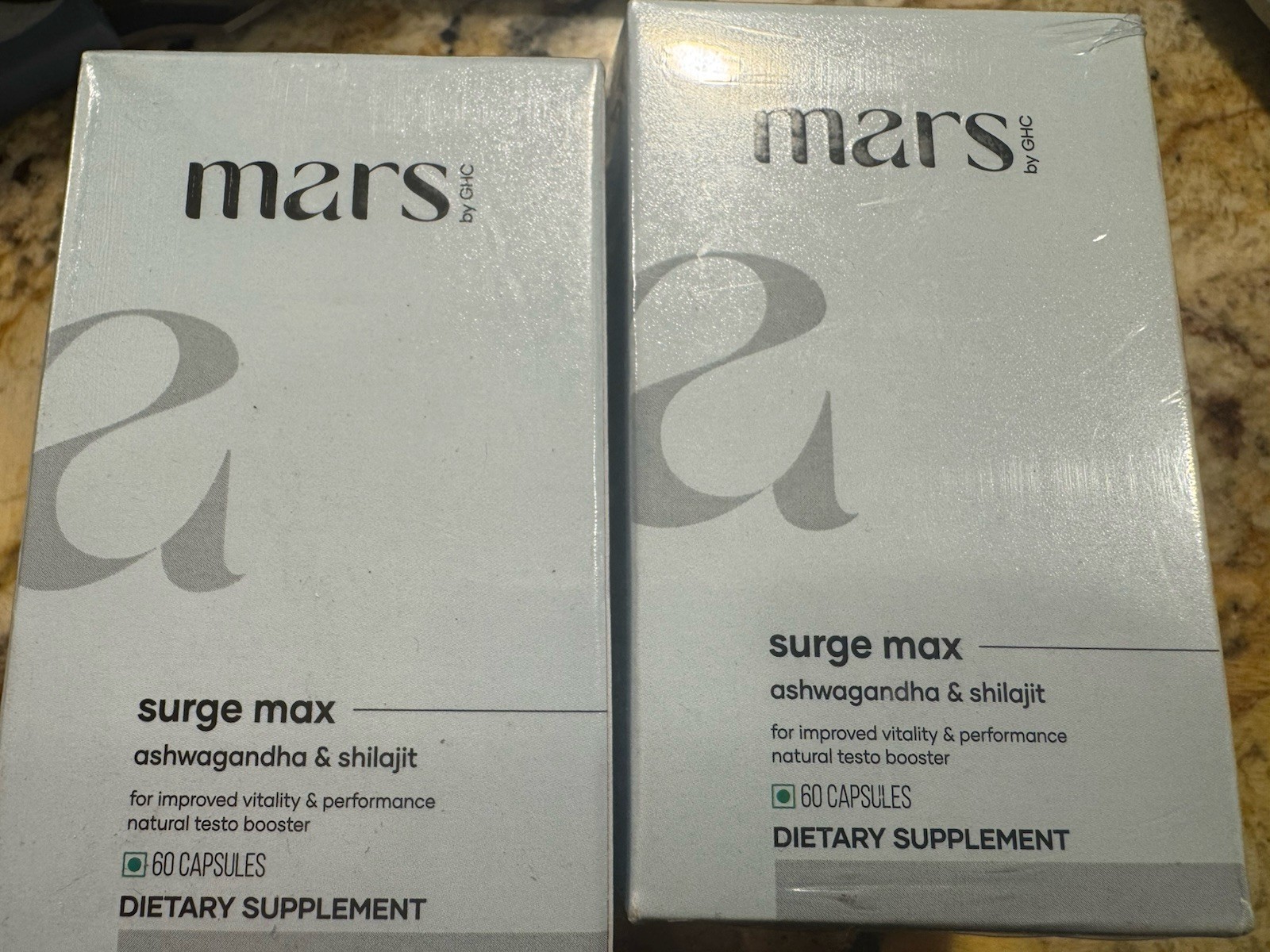 Mars by GHC Surge Max Capsules – 60 Count Ex 12/27 2 Pack Ashwagandha
