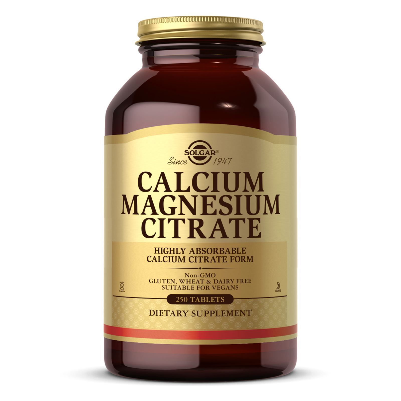 Solgar Calcium Magnesium Citrate 250 Tablets