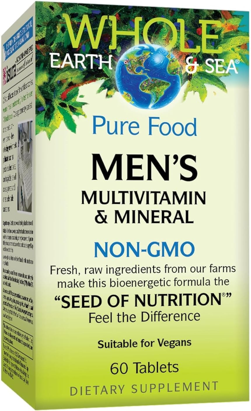 , Men’S Multivitamin & Mineral, 1 Serving Contains Nutrition Equivalent to ½ Lb