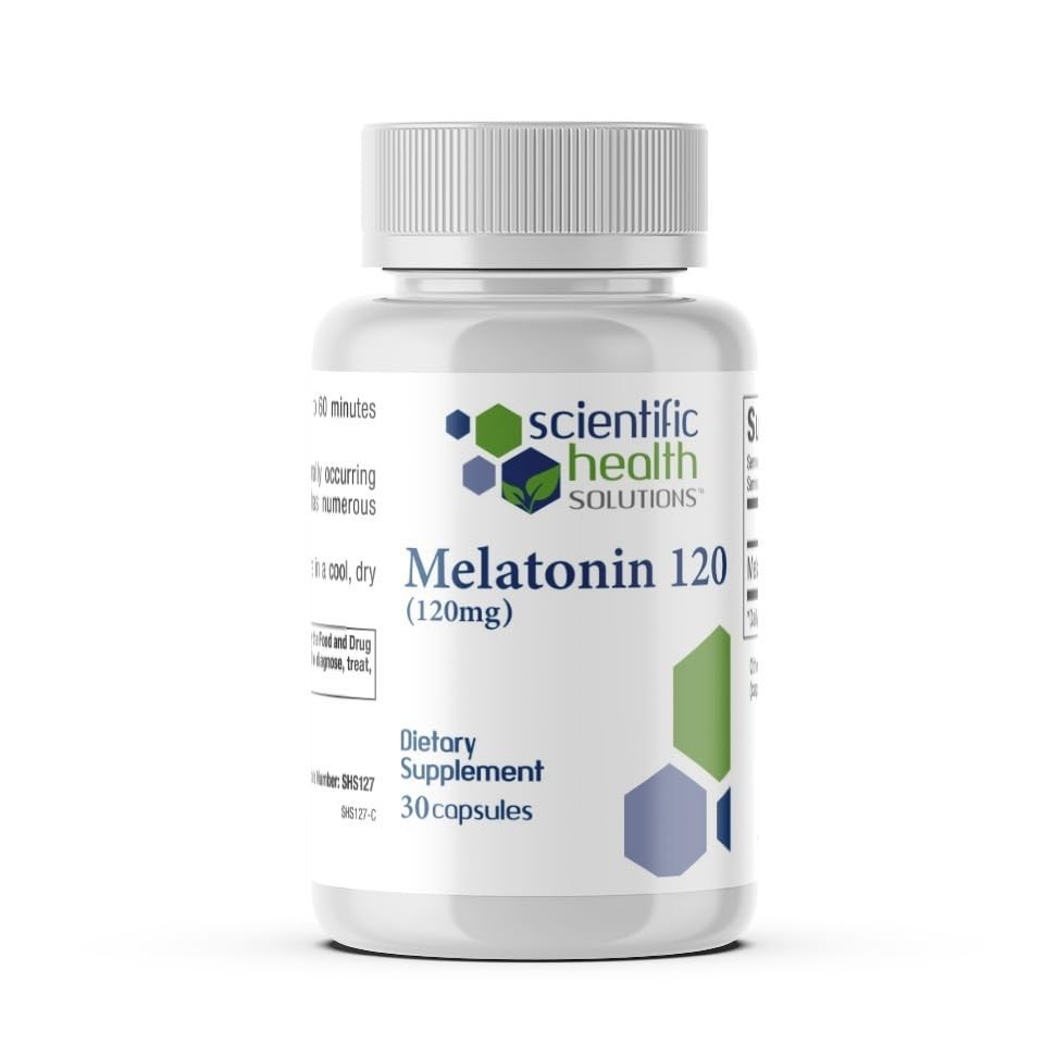 Scientific Health Solutions Melatonin 120mg | Single-Dose Melatonin in Easy-t..