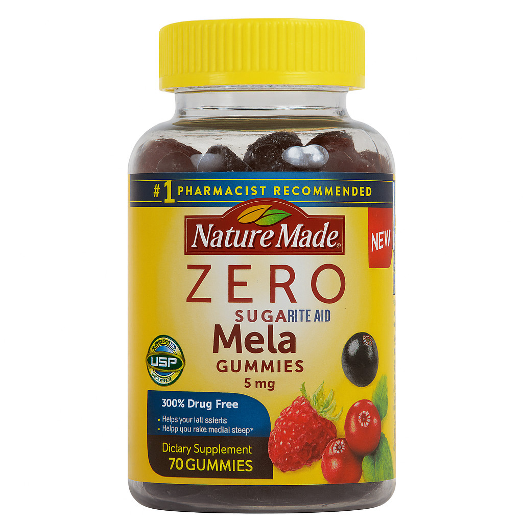 Nature Made Zero Sugar Melatonin 5mg 70ct 1 Pack New