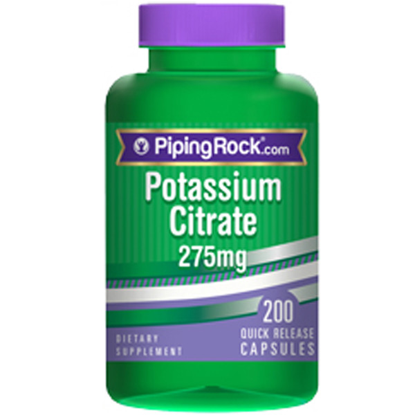 Potassium Citrate 275 mg 200 Capsules