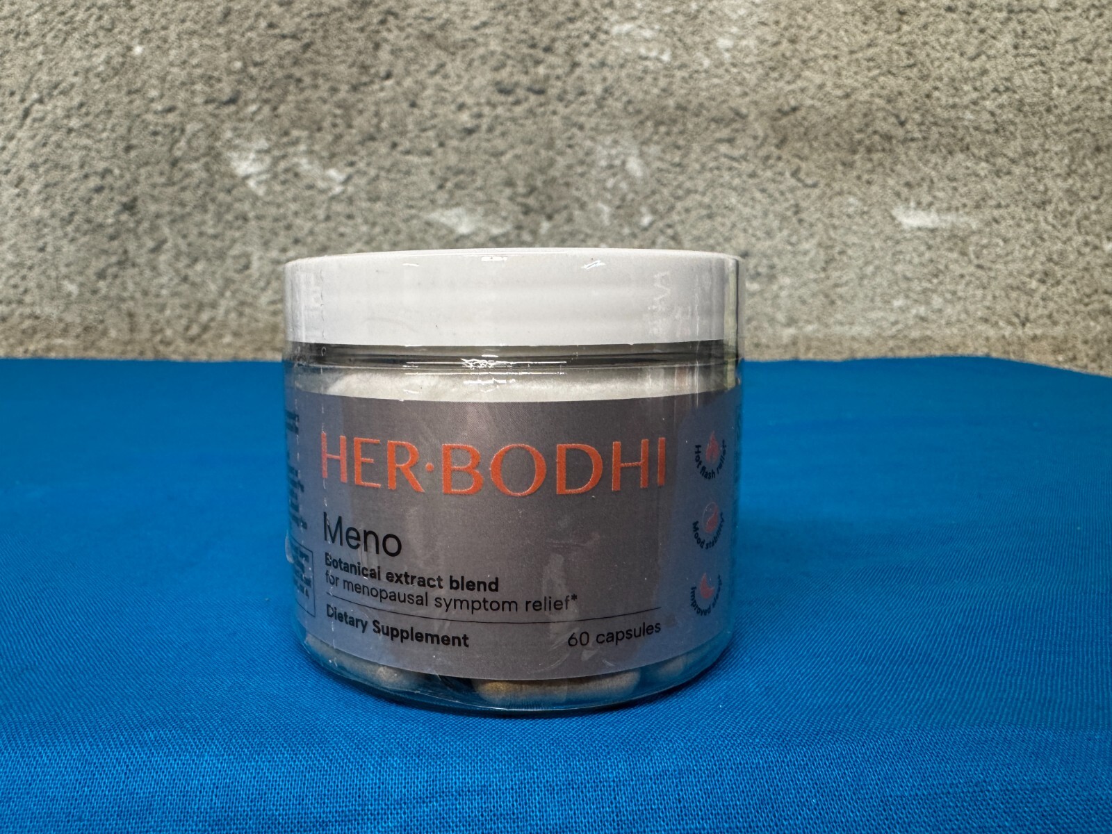 Her-Bodhi Meno Menopausal Symptom Relief 60 Ct Exp 11/26 – Free Shipping!