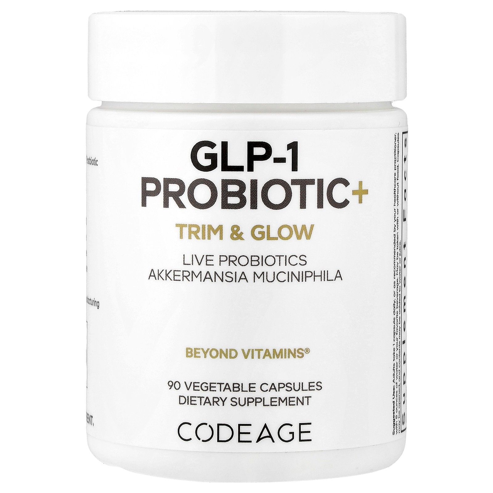 GLP-1 Probiotic+, 90 Vegetable Capsules