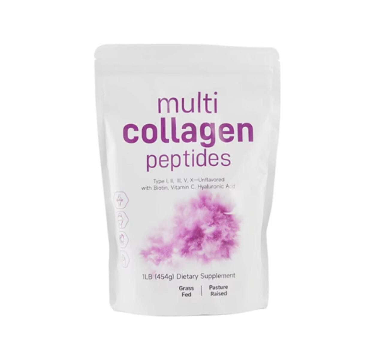 All-in-One Multi Collagen Peptides Powder – Hydrolyzed for Skin, Joints & Gut