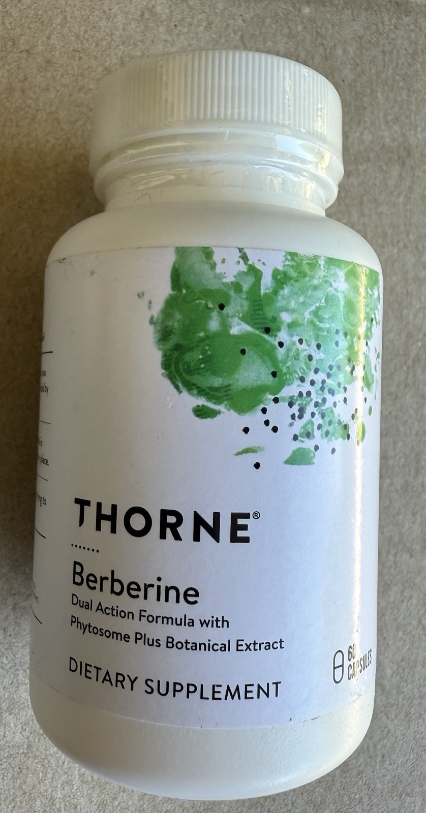 Thorne Berberine 1000mg Dietary Supplement 60 Capsules