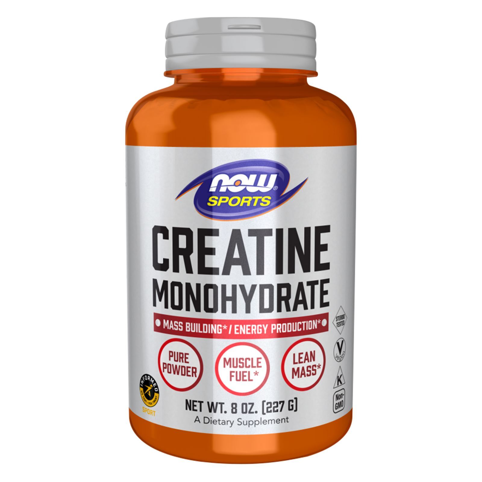 NOW FOODS Creatine Monohydrate Powder 8 oz