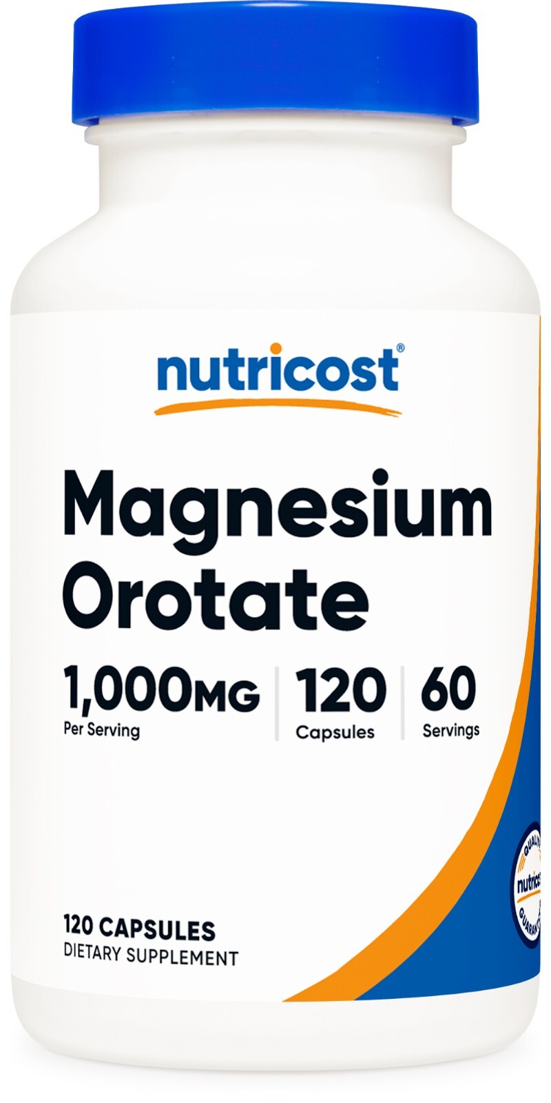 Nutricost Magnesium Orotate 1000mg, 120 Capsules – Non-GMO & Gluten Free