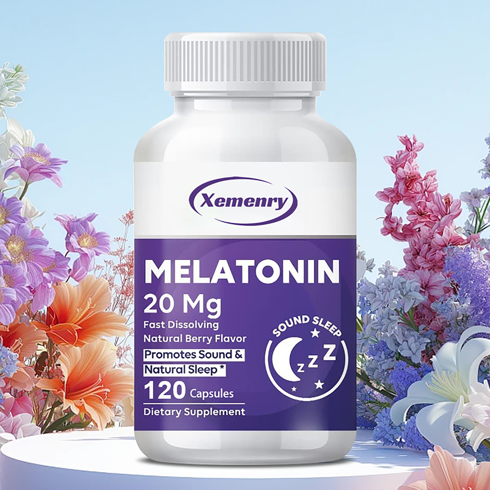 Melatonin 20mg – Helps Relax & Promote Natural Sleep, Sleep Aid, Asleep Quickly