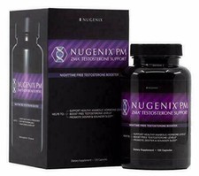 NUGENIX PM ZMA – Nighttime Testosterone Booster / Sleep Support 120 Ct EXP 12/26