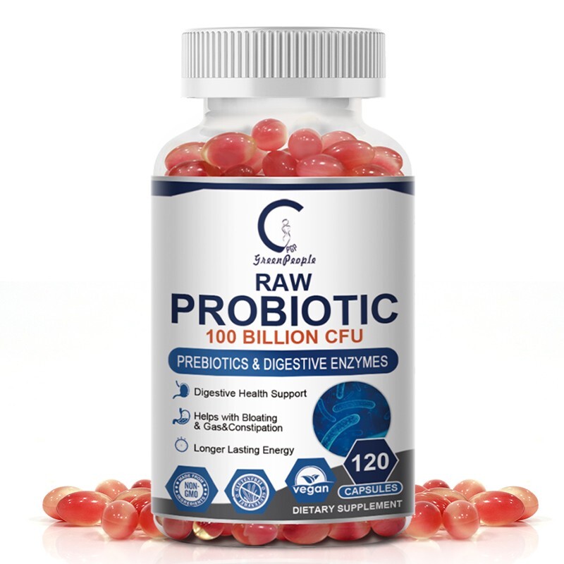 Raw Probiotics 100 Billion CFU Potency Digestive Immune Health Broost Supplyment
