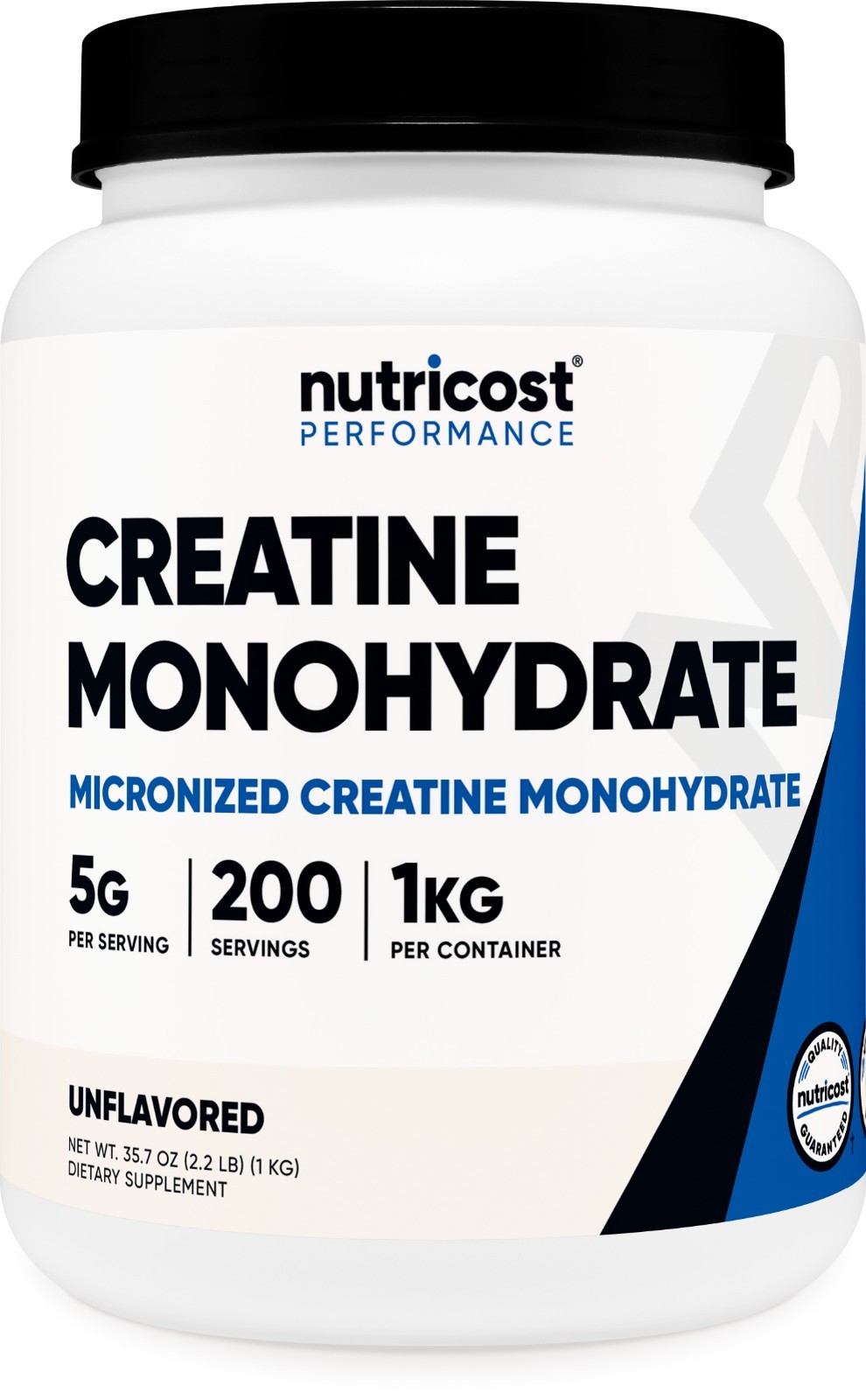 Nutricost Creatine Monohydrate Powder 1KG – Pure Powder, Gluten Free, Non-GMO