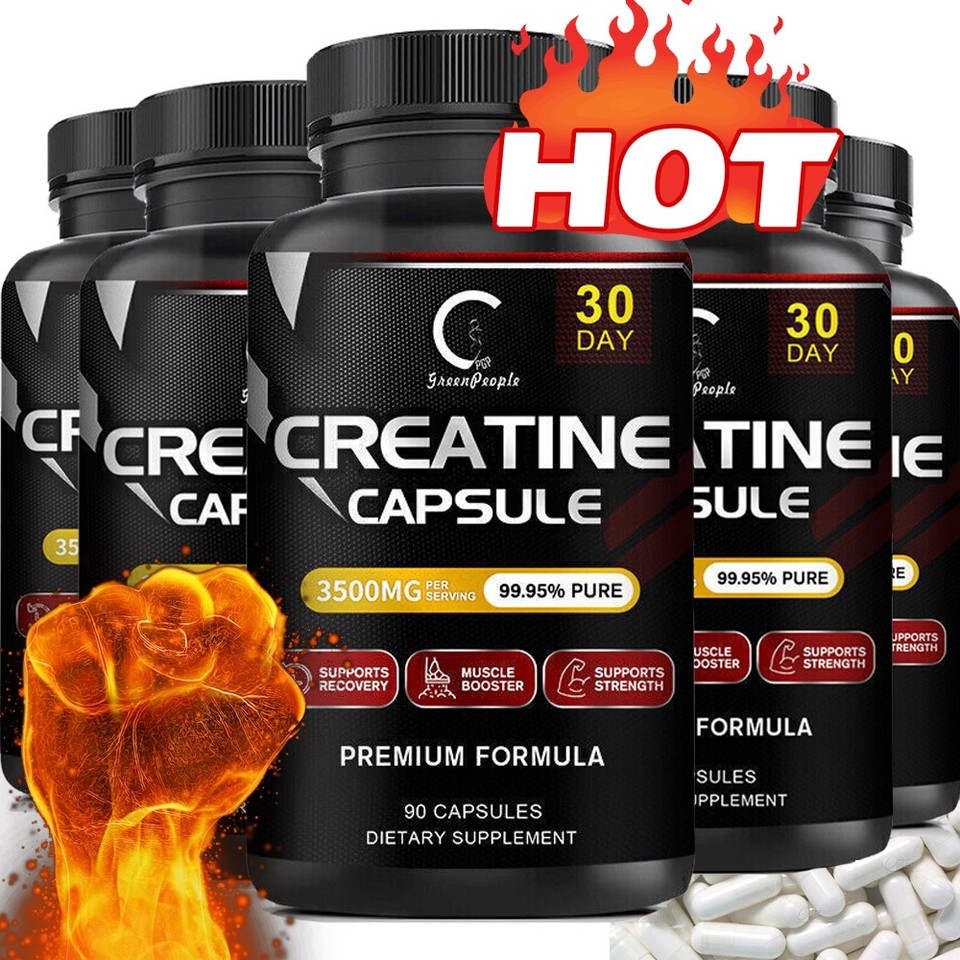 Creatine Monohydrate 450 Capsules – Muscle Explosion,Endurance/Energy,Fitness