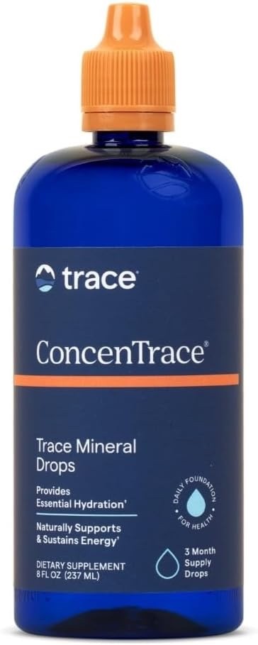Trace Mineral ConcenTrace Mineral Drops 8 Oz (New and Sealed)