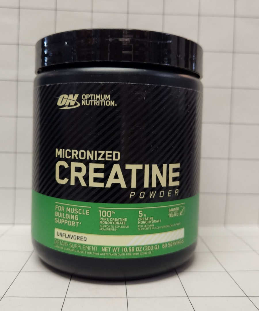 Optimum Nutrition Micronized Creatine Powder 60 Servings Unflavored 2027/04 or .