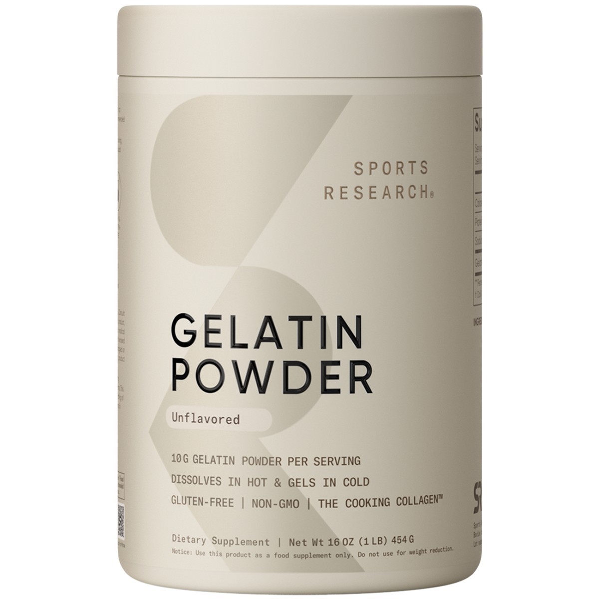 Keto Friendly Gelatin Collagen Cooking Powder – Sourced from Pasture Raised Cows