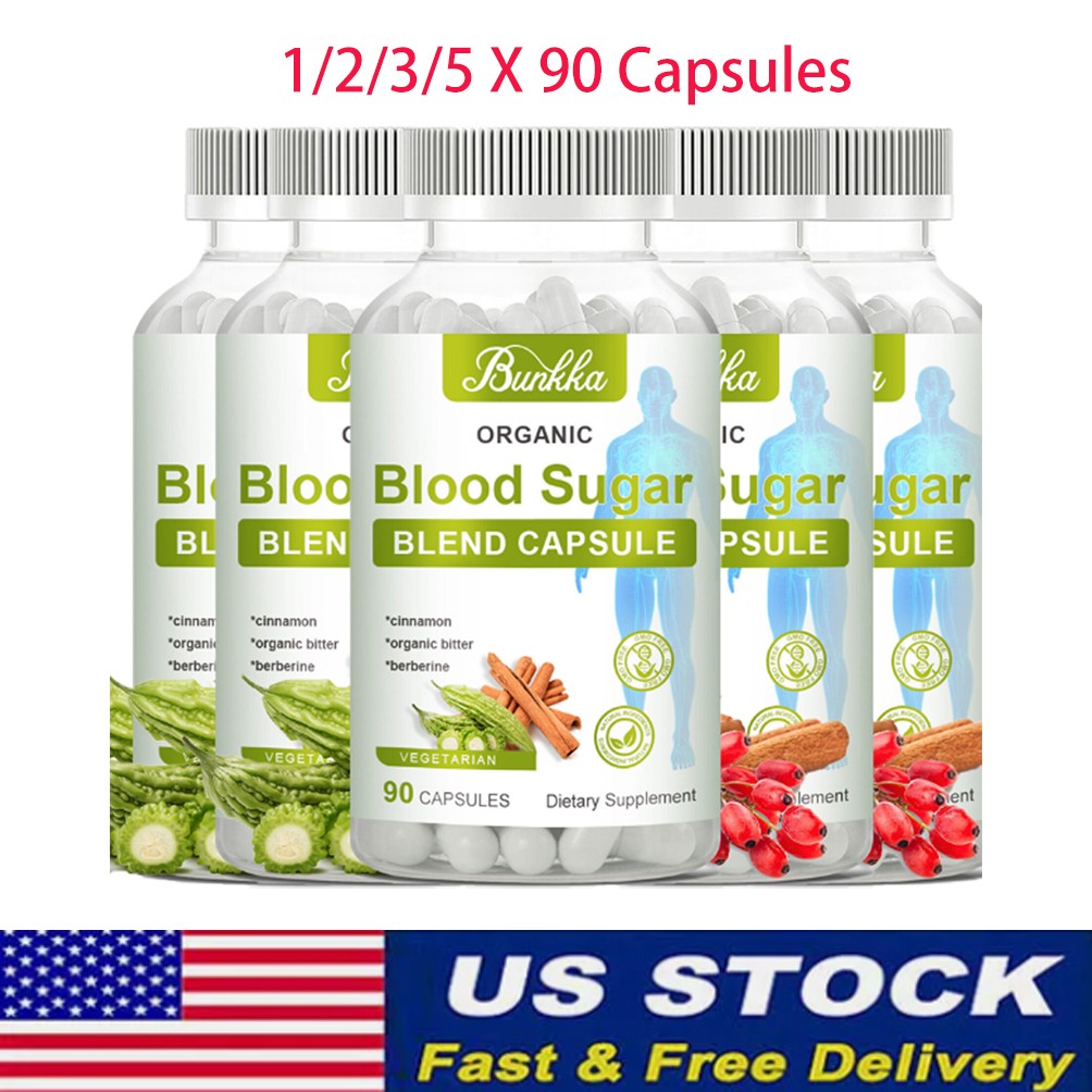 BLOOD SUGAR BLEND SUPPORT WITH Berberine HCL & Cinnamon Complex 90-450 caps