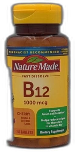 *2026-11-1* Nature Made Vitamin B12 1000 Mcg, Easy To Take Sublingual B12 For