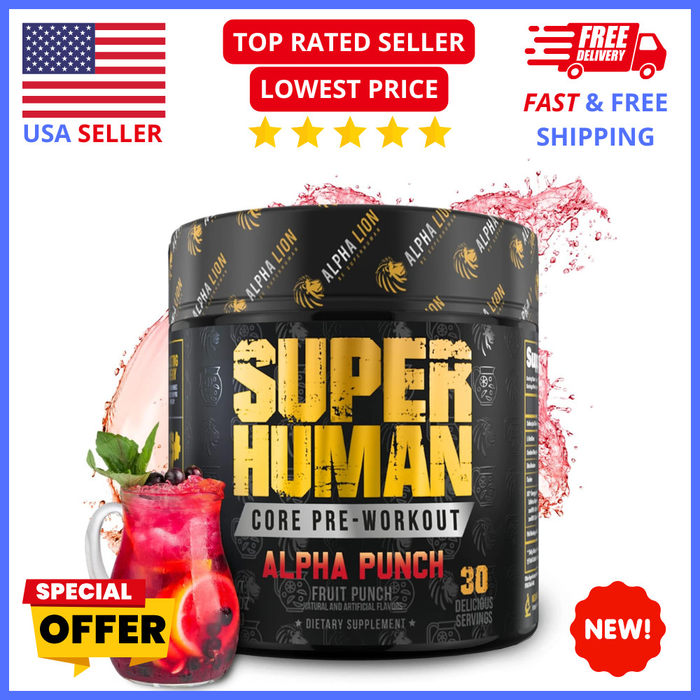 Core Pre Workout Powder – Creatine, Beta Alanine, L-Citrulline, Caffeine Boost