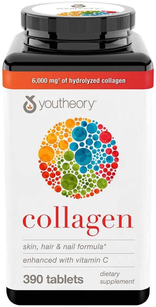 Youtheory Collagen Advanced Formula Tablets – 390 ct 12/2025