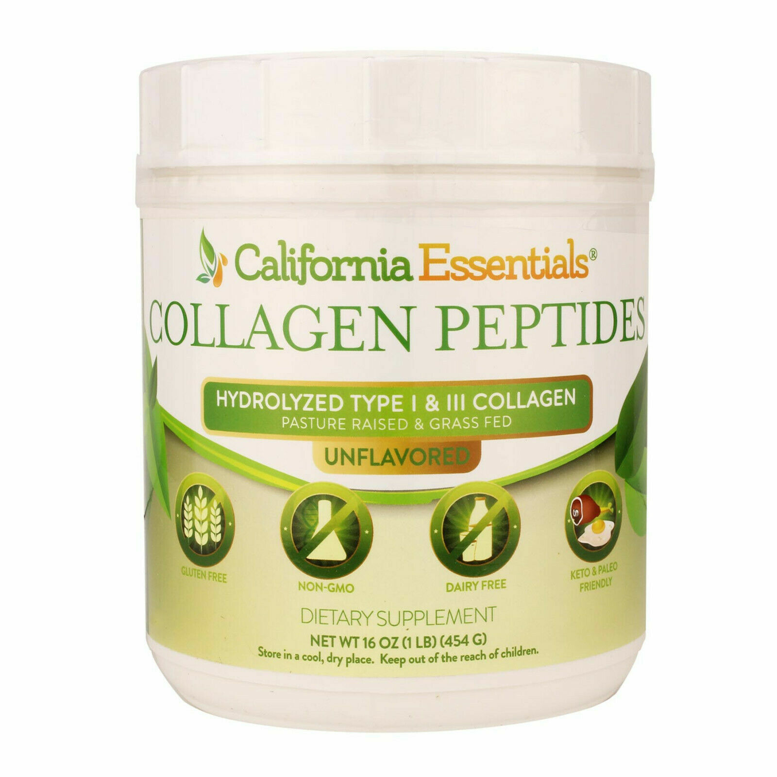 Collagen Protein Powder Keto Non-GMO Gluten Free Collagen Peptides