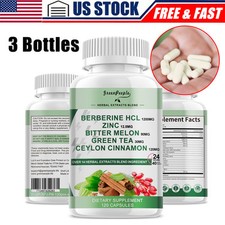 Berberine Supplement With Ceylon Cinnamon Support Immunity Function Heart Health