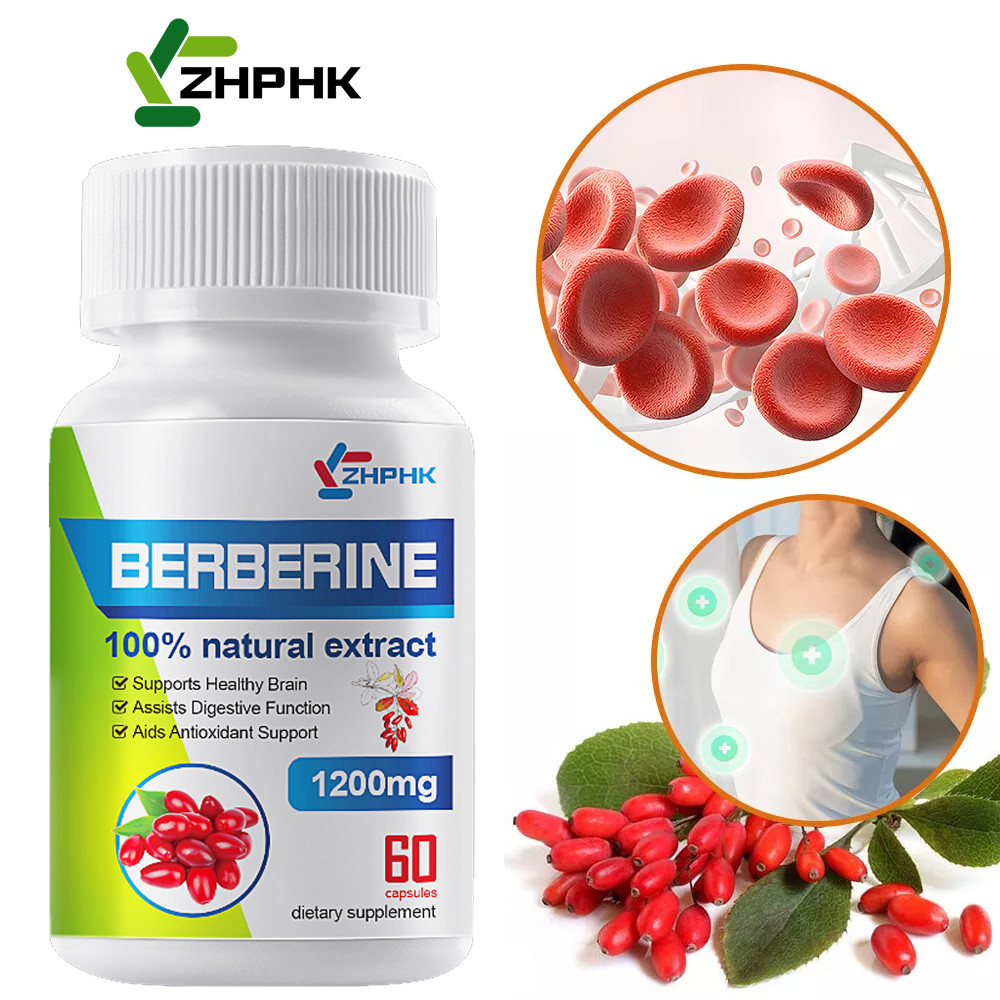 Berberine HCL Extract 1200mg Anti-inflammatory,Heart Health & Immune Blood Sugar