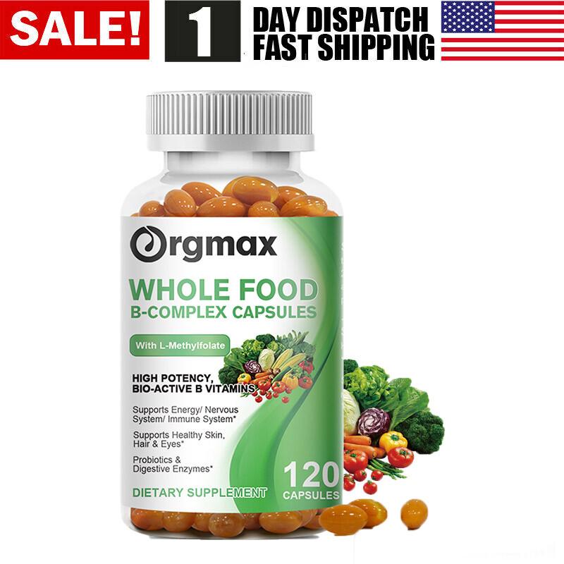 Vitamin B Complex Vitamin B Supplement – B-Complex Vitamins with B12, B6, B9