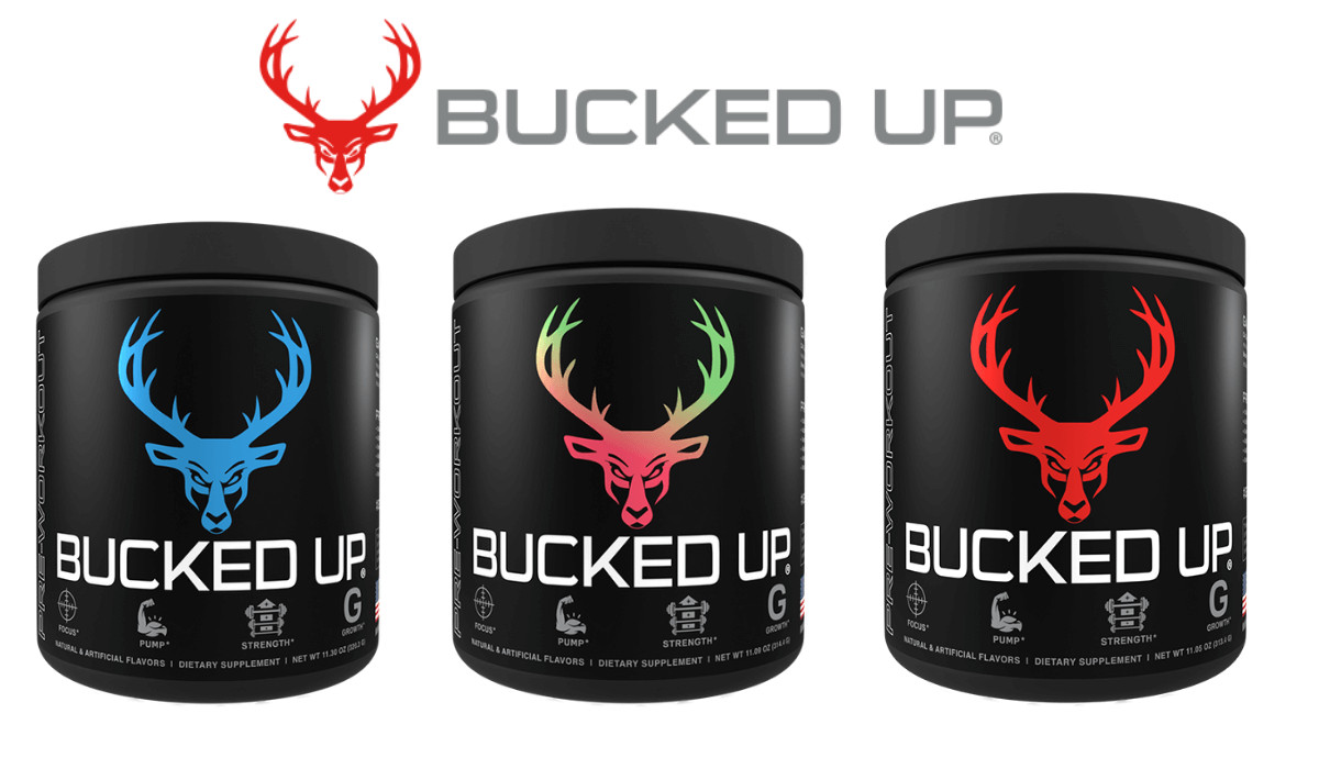 BUCKED UP PRE-WORKOUT Pump Focus Energy Endurance Strength Growth 30 Servings