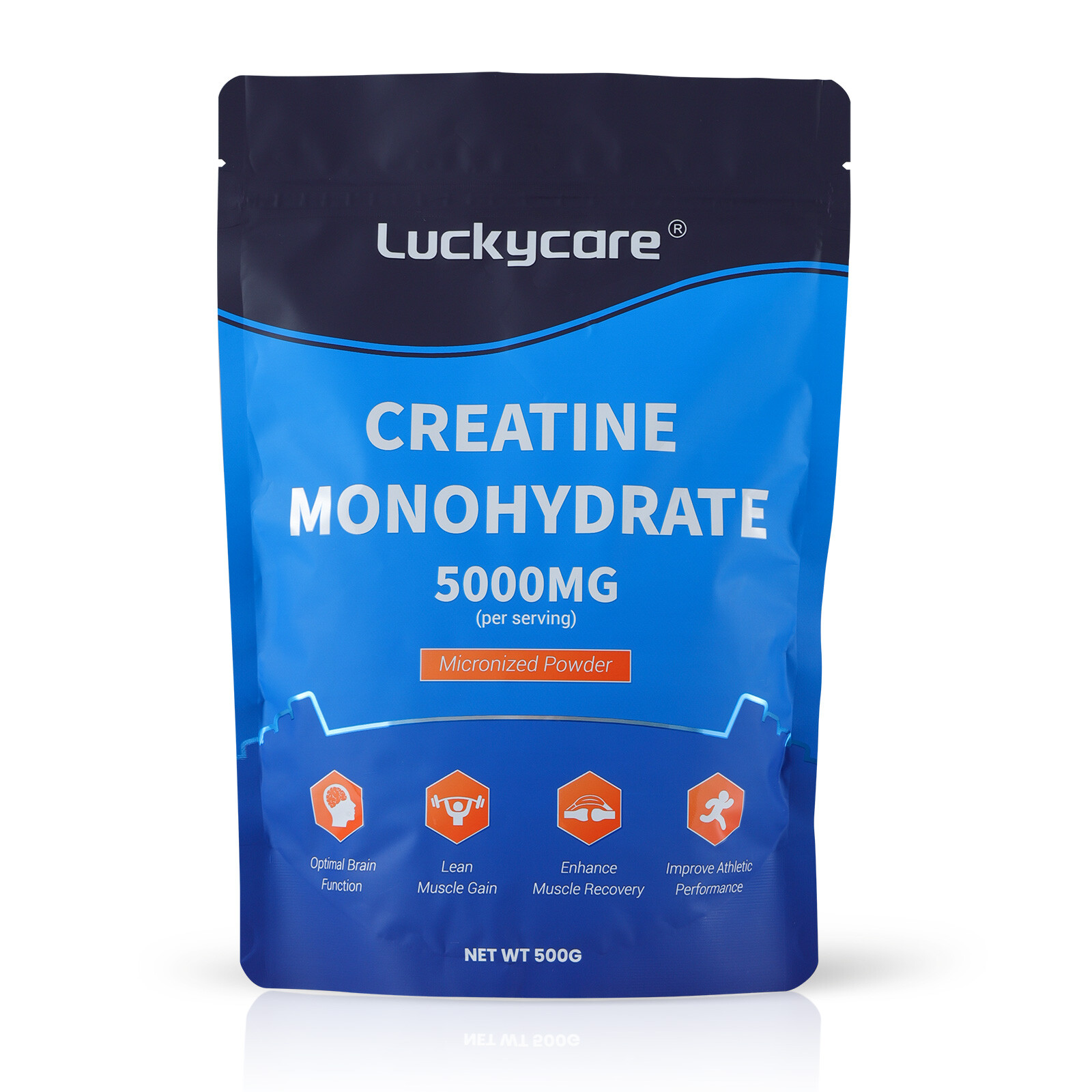 100% Pure Creatine Monohydrate 500g Micronized Powder 100 Servings Unisex