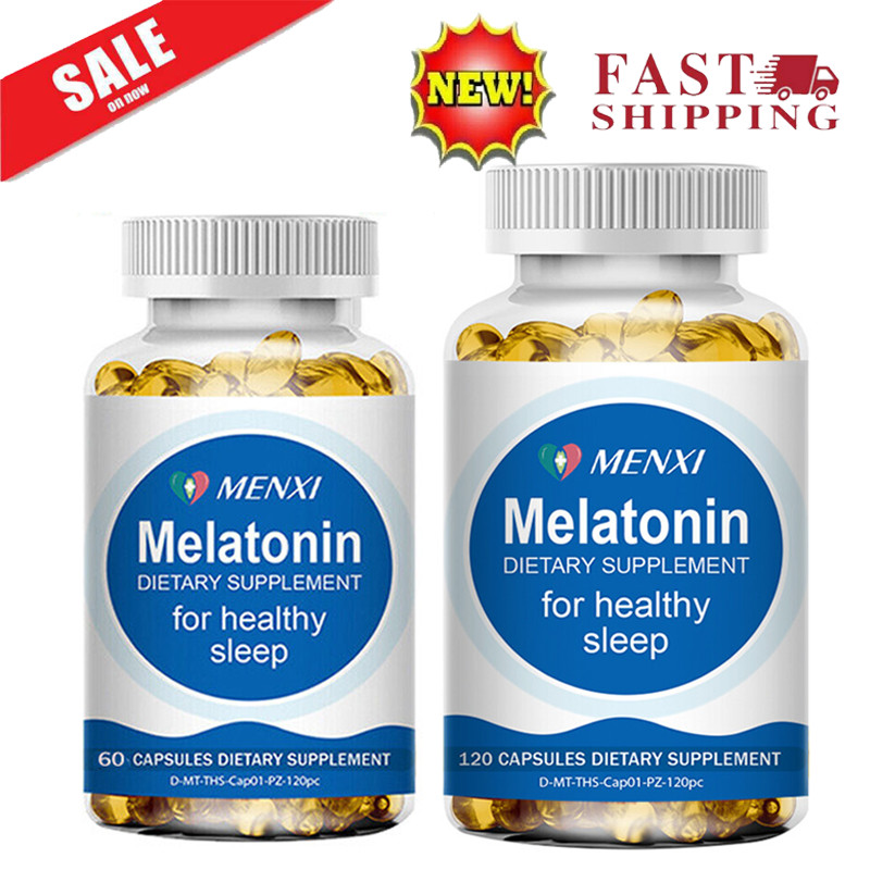 10mg Sleep Support Capsules Improve Sleep Quality Relieve Stress Sleep 120 Caps