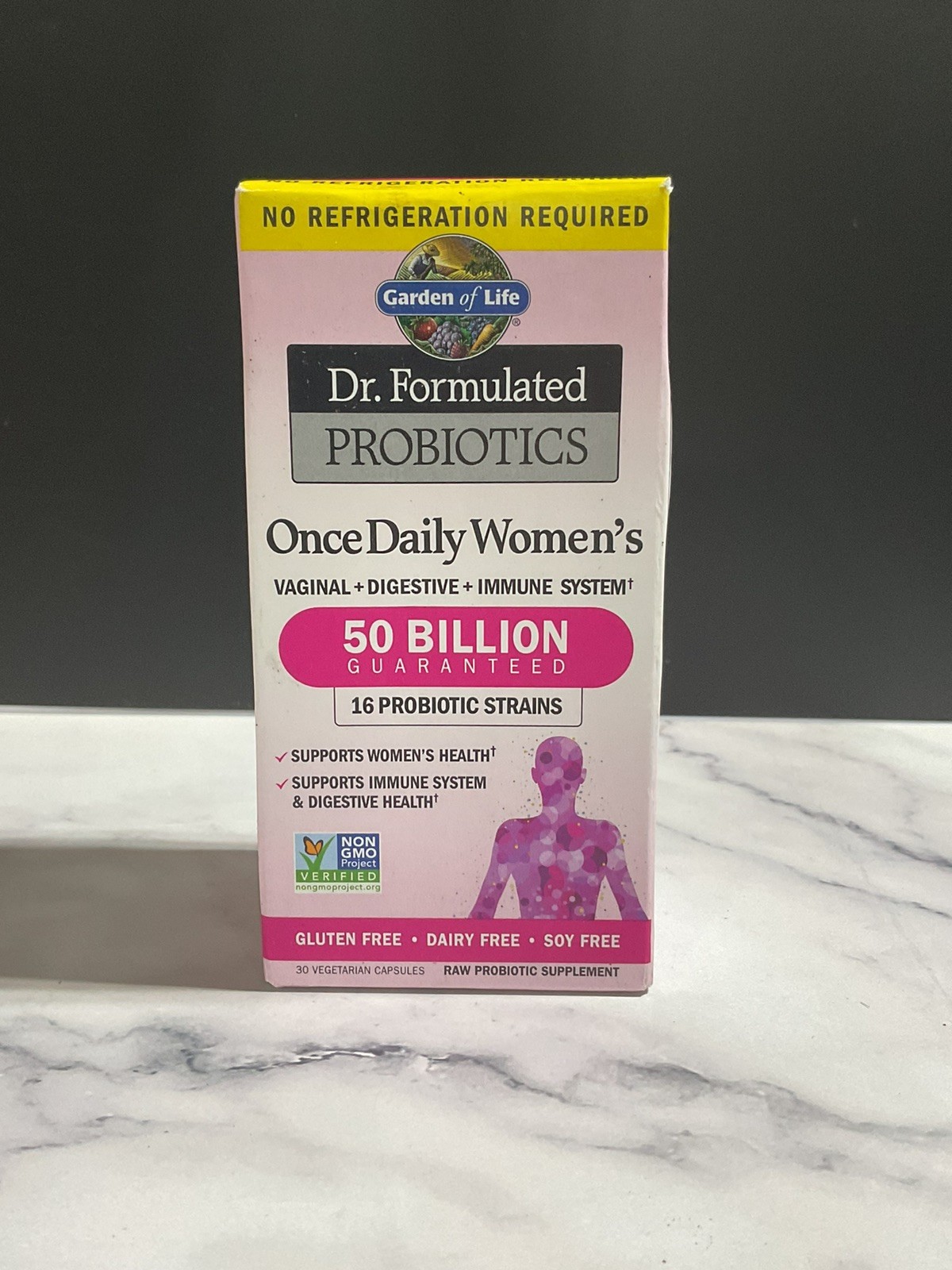 Garden of Life Once Daily Probiotics for Women 50 Billion CFU 30ct *EXP 10/2026*