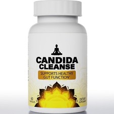 Candida Cleanse 60 Capsules – Gut & Colon Support, Natural Herbs for Intestinal