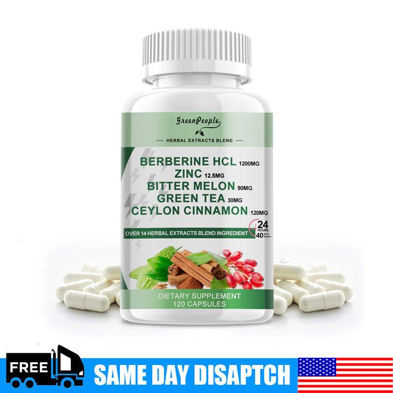 Berberine Supplement 1200mg per Serving-High Absorption Heart Health Support US