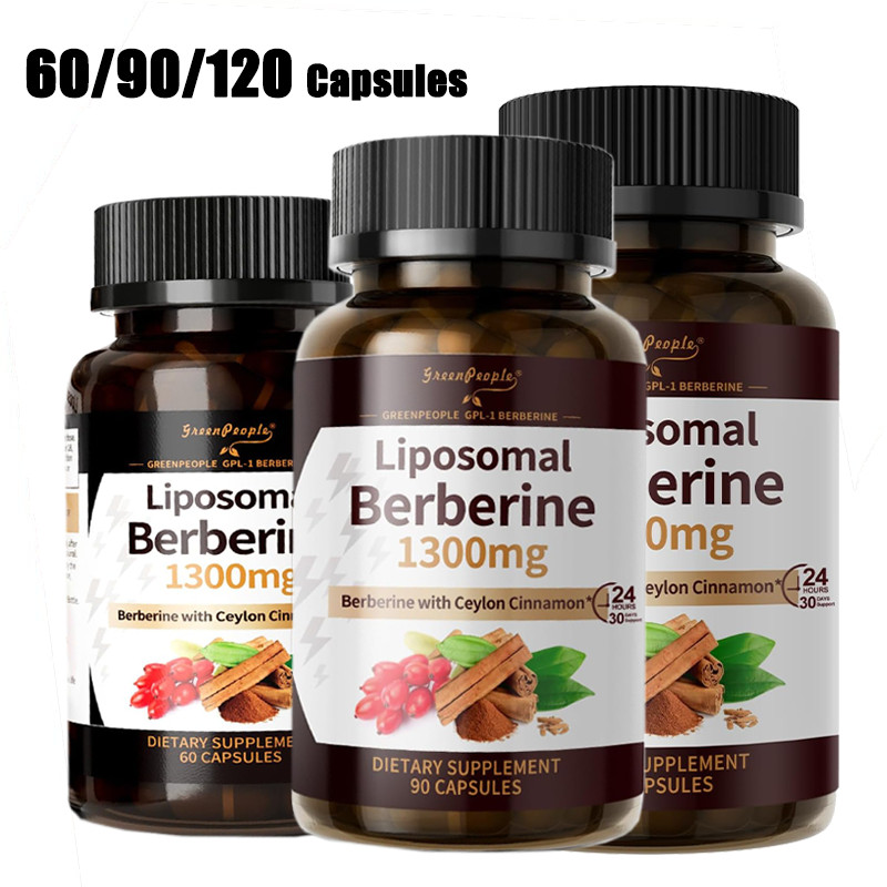Liposomal Berberine HCL1300mg with Ceylon Cinnamon Healthy Weight Support