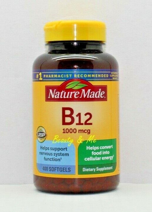 Nature Made Vitamin B12 1000mcg, 400 Softgels