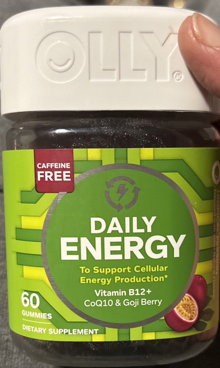 Olly Daily Energy Vitamin B12 + CoQ10 & Goji Berry – 60 Gummies