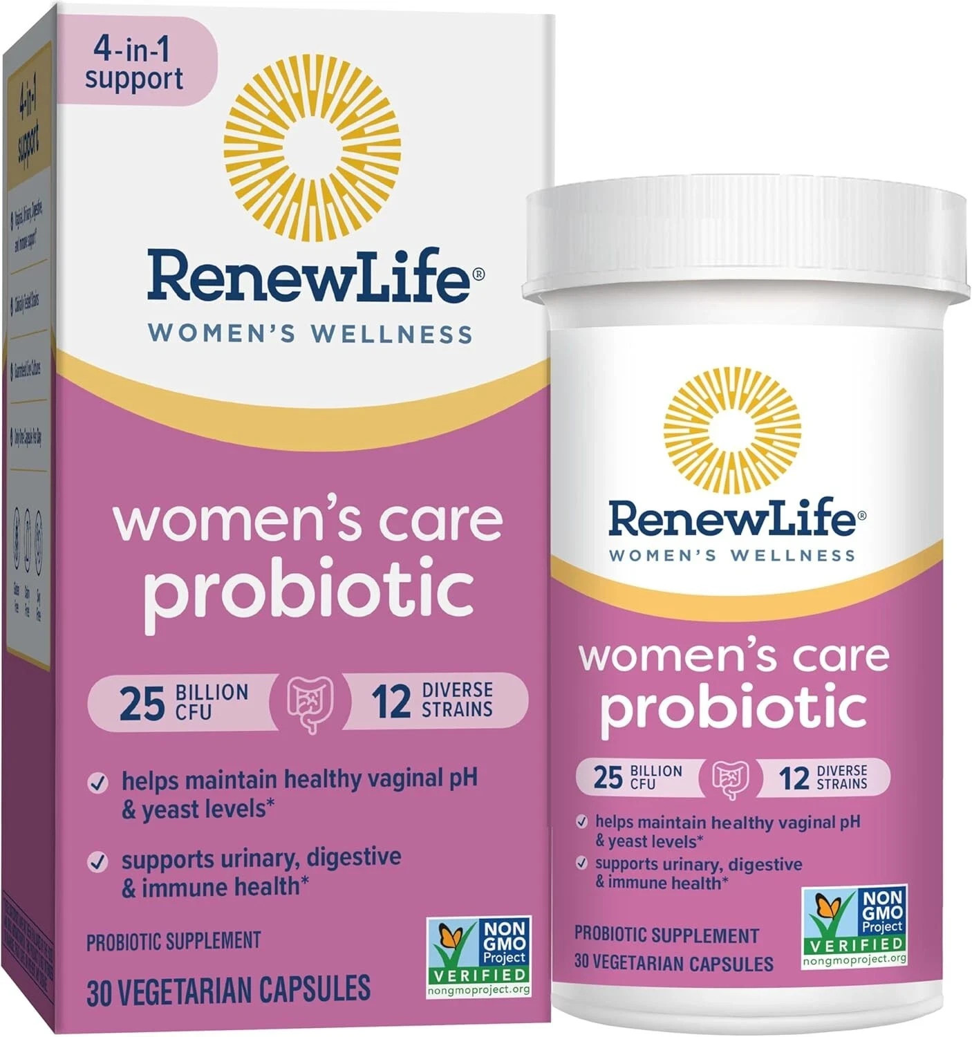 RenewLife Women’s Care Probiotic 25 Billion CFU 30 Capsules EXP 09/25