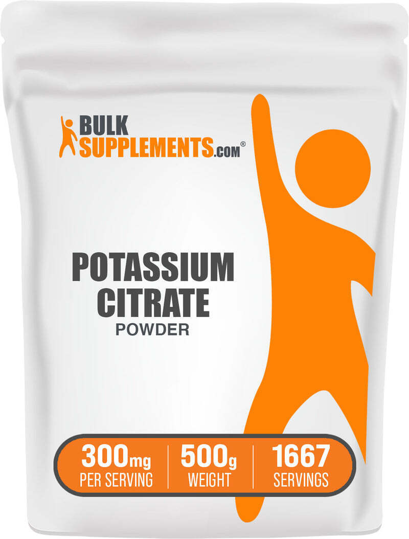 BulkSupplements Potassium Citrate Powder – 300mg per Serving