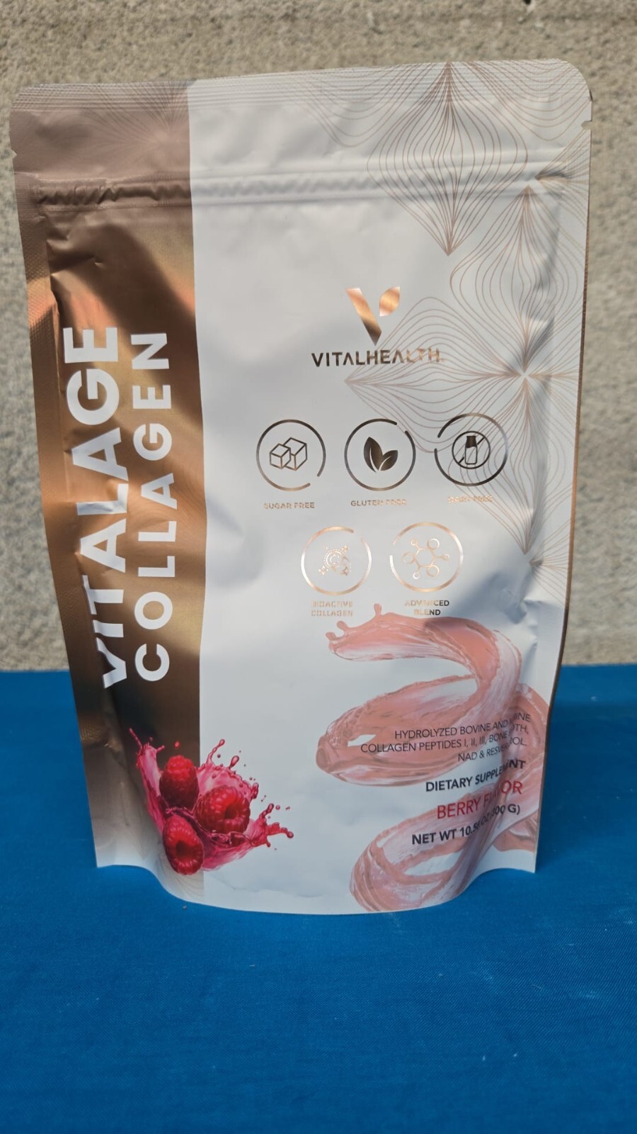 VITALAGE COLLAGEN by Vitalhealth Bone Broth Exp 27 FREESHIPPING NEW