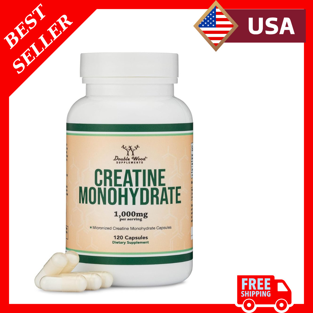 Creatine Pills 1,000Mg per Serving (120 Creatine Capsules)