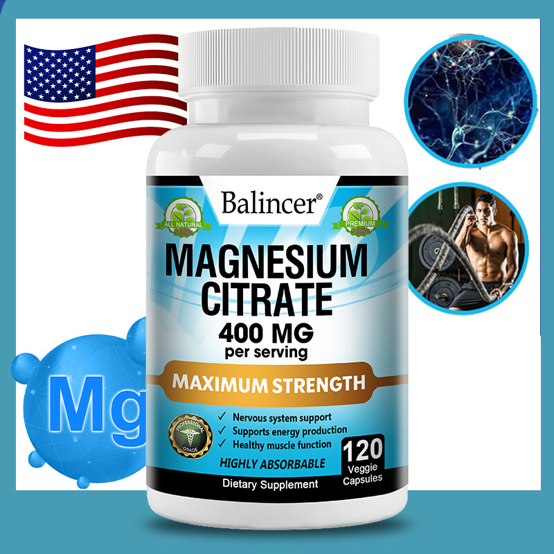 Magnesium citrate, which supports digestive and bone health and improves sleep