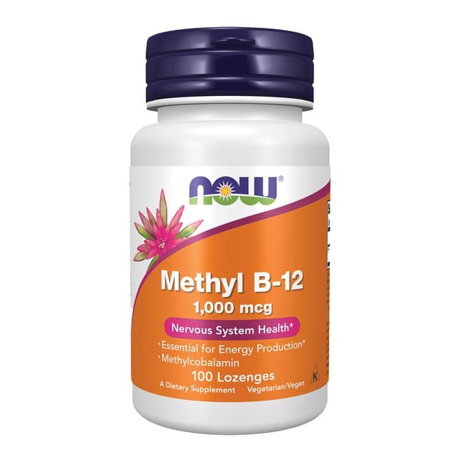 NOW Foods Methyl B-12 1,000 mcg 100 Loz
