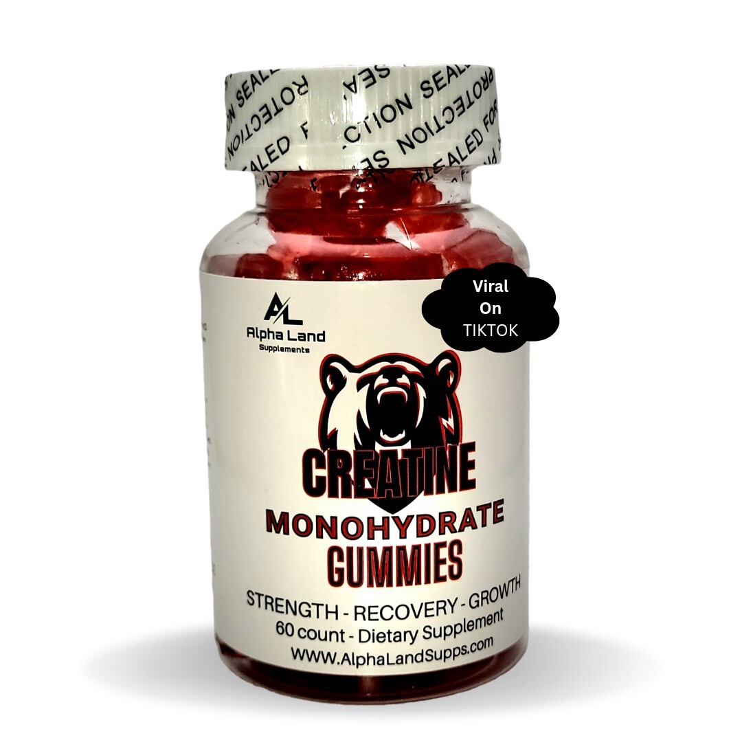 Creatine Monohydrate Gummies – Muscle Growth- STRENGTH – Recovery