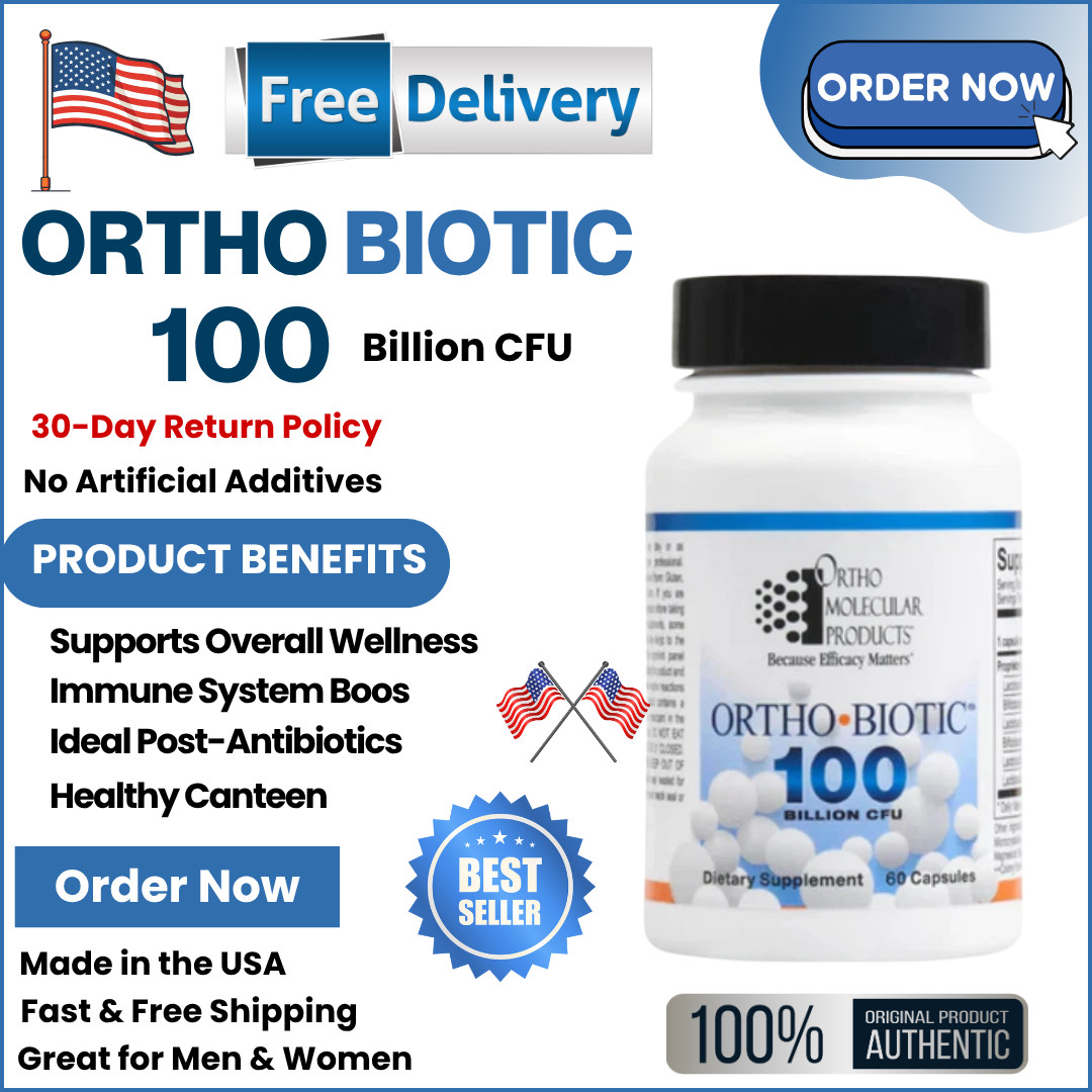 Ortho Molecular Ortho Biotic 100 Billion CFU  60capsules free Shipping