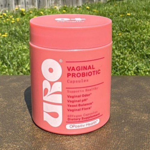 URO O Positiv Vaginal Probiotics 60ct Women pH Balance with Prebiotics 2027Expir