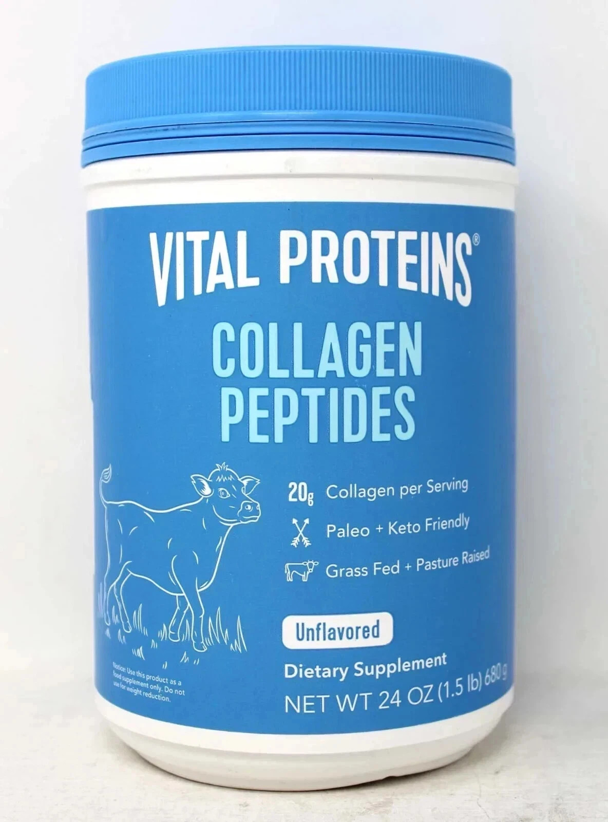Vital Proteins Collagen Peptides, Unflavored 24 oz ( New ) – FREE SHIPPING