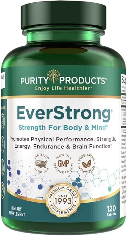 Purity Products EverStrong 120 Tablets Creatine Monohydrate Blend EXP 09/2025